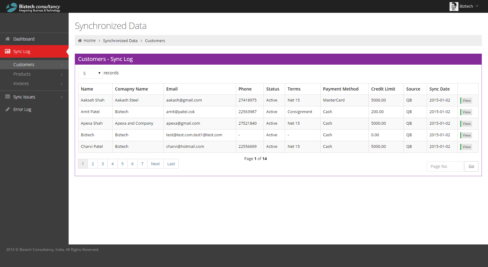 Customer Module