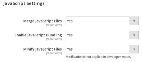 Java Script Setting