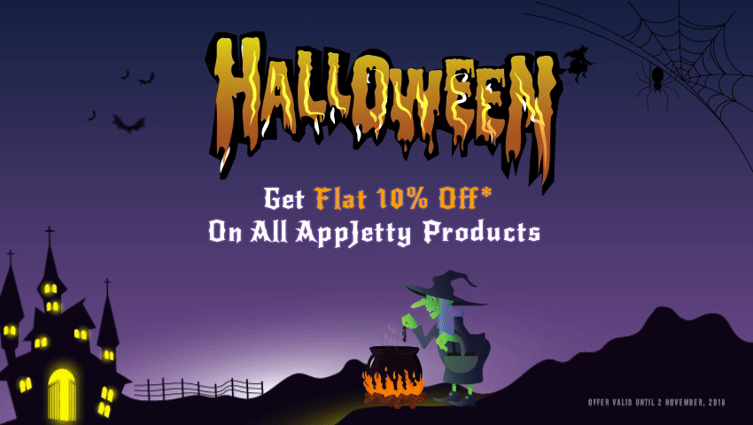 AppJetty Halloween Special Offer 2018: Make Your E-Store Halloween Ready!