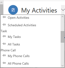 Select Activity Type