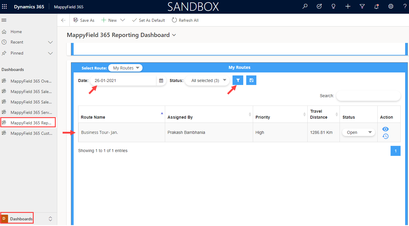 Reporting Dashboard