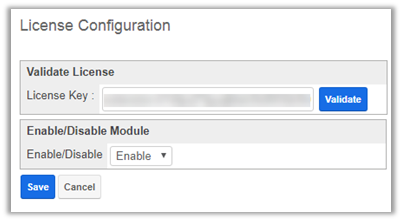 License Configuration