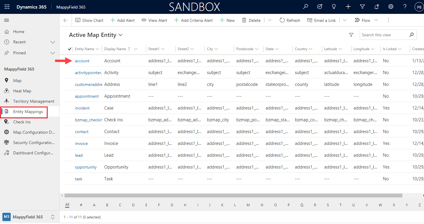 EntityMappings