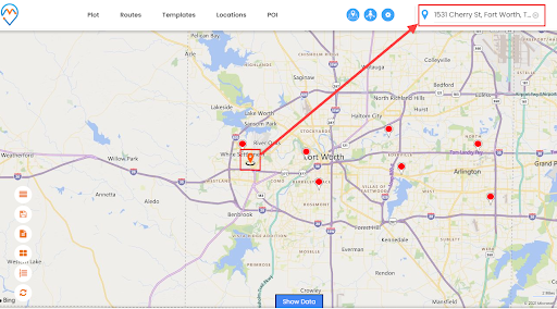 Location details edit box