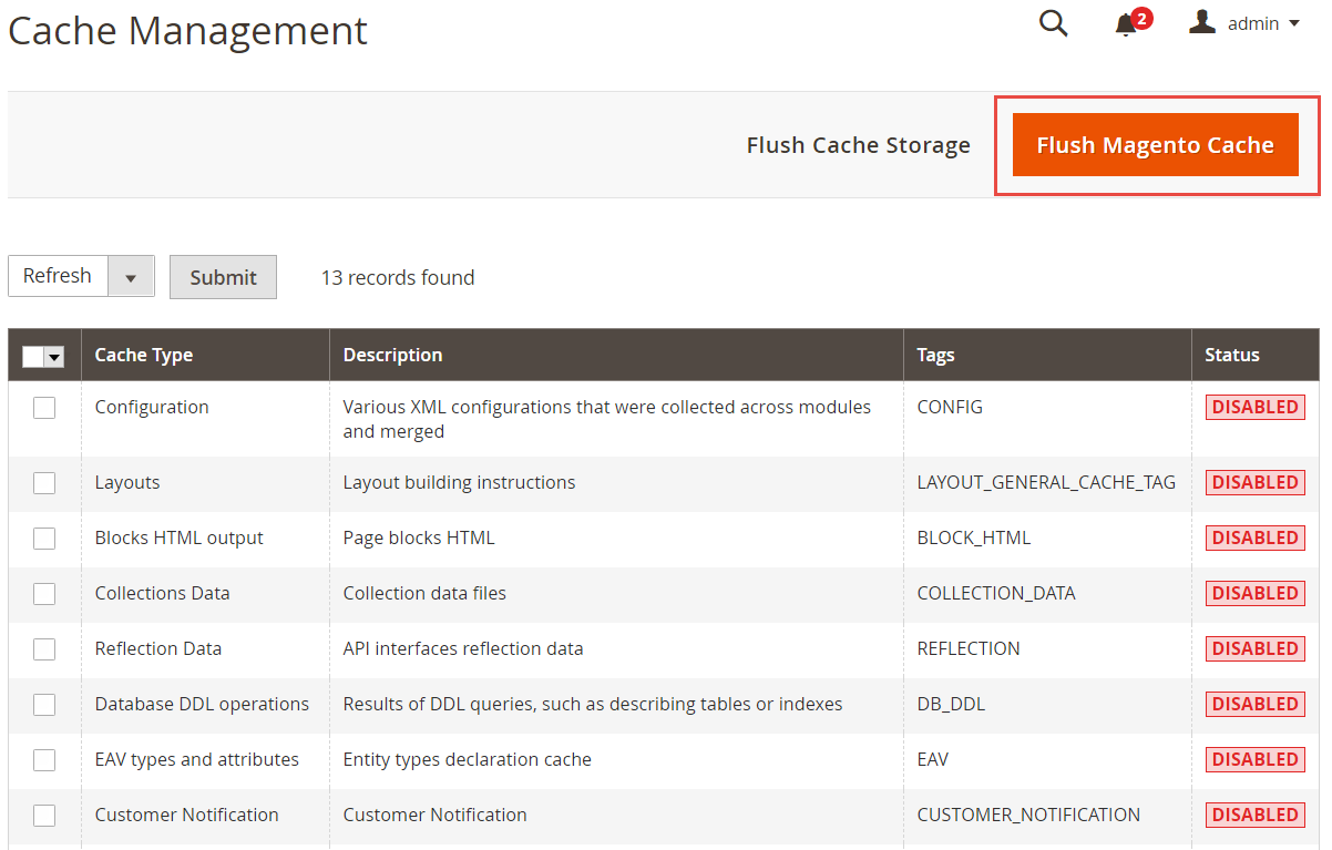 CACHE MANAGEMENT