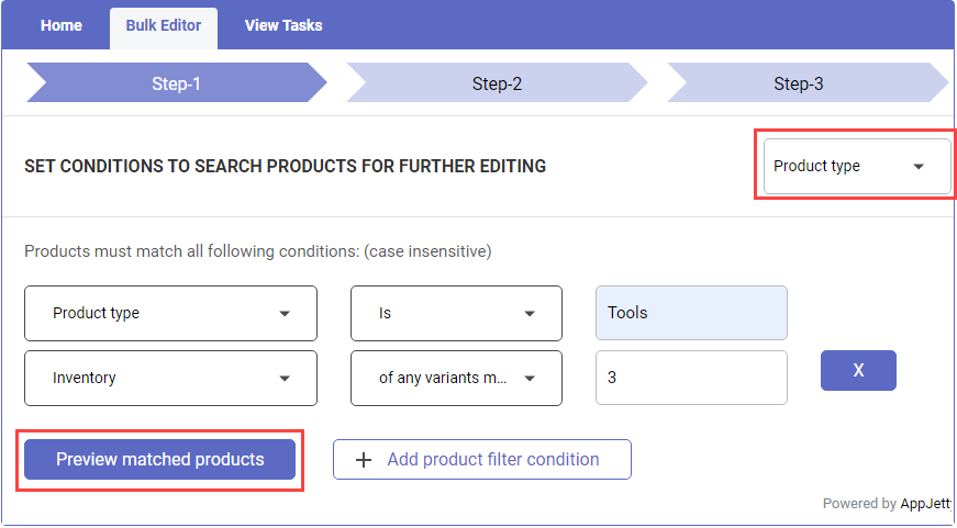 Preview matched products-1