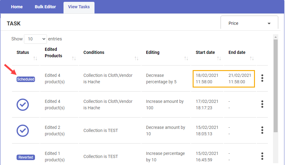 Schedule Bulk Editing-2