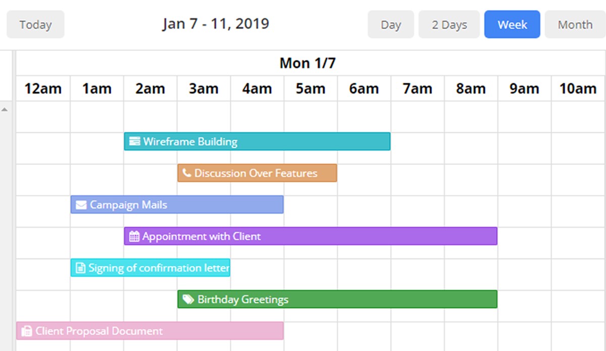 Dynamics 365 Calendar