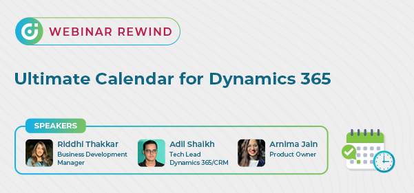 Webinar Rewind: Ultimate Calendar for Dynamics 365