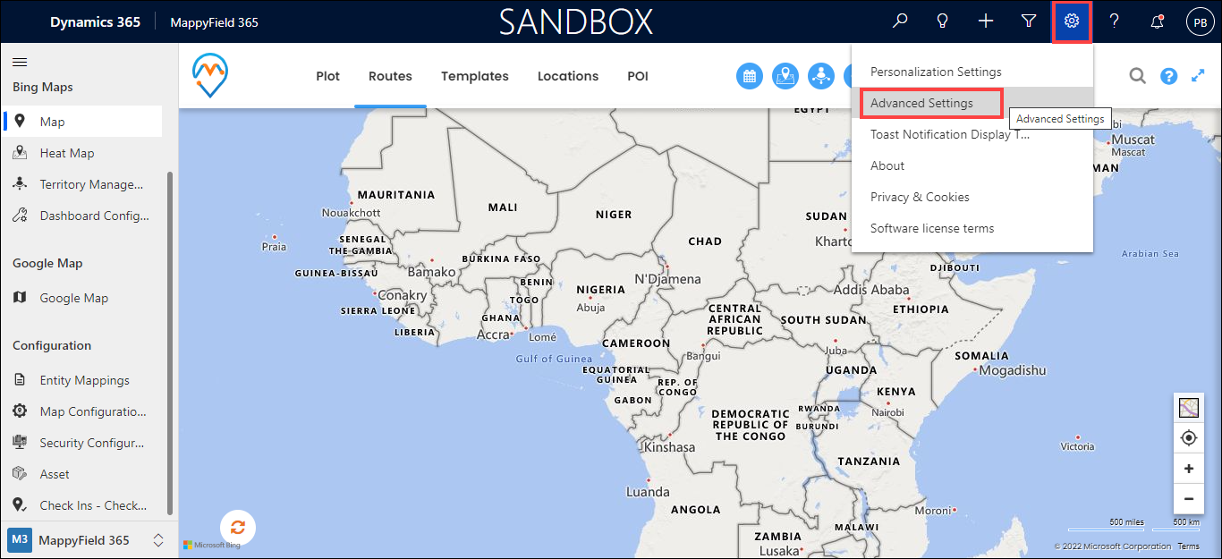 Geographies for Existing Territories from CRM-1