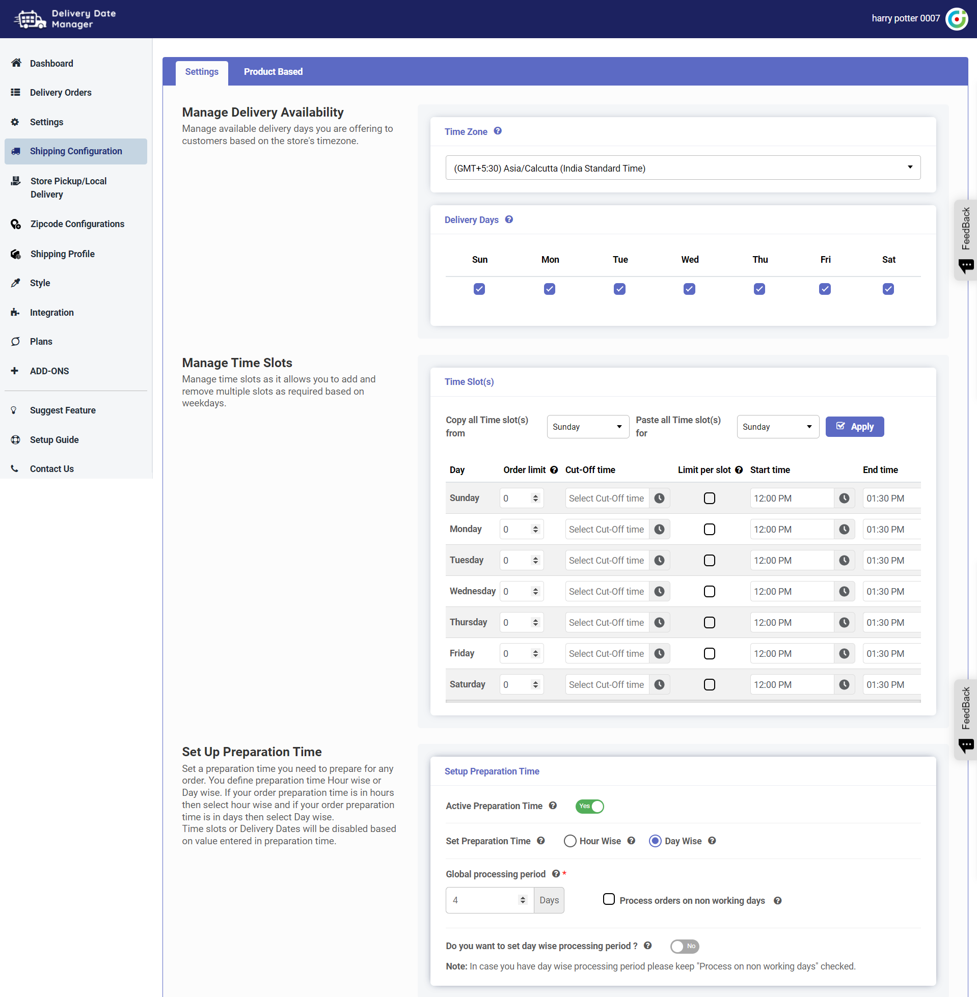 Shopify Delivery Dates and Shipping Rates app-2