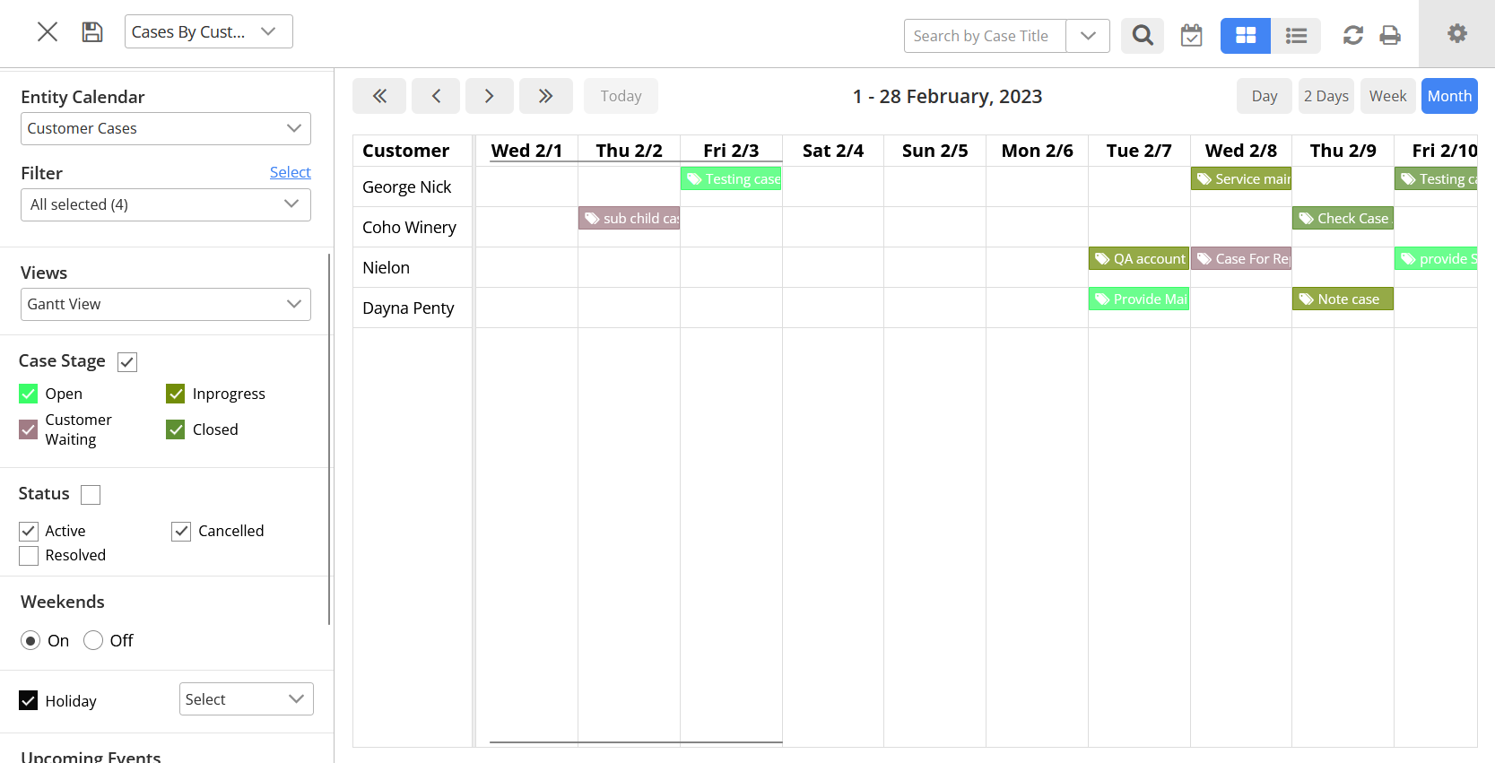 Track Customer Requests and Complaints