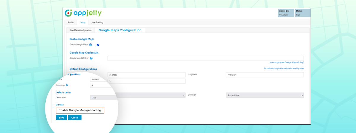 Geocode CRM records on Google Maps