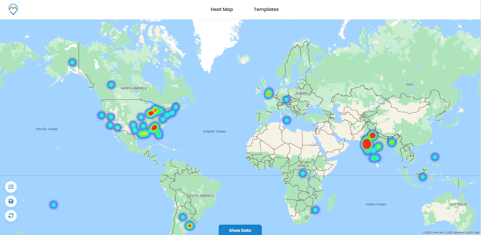 Activate Heat Map Visualization