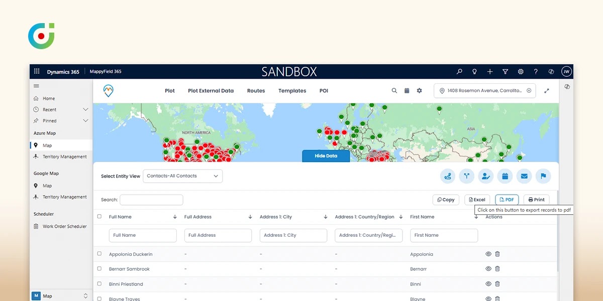 Export and Share Insights