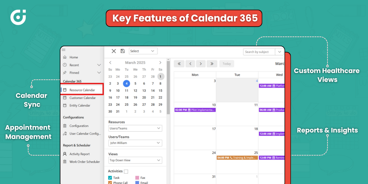 Key feature of calendar 365