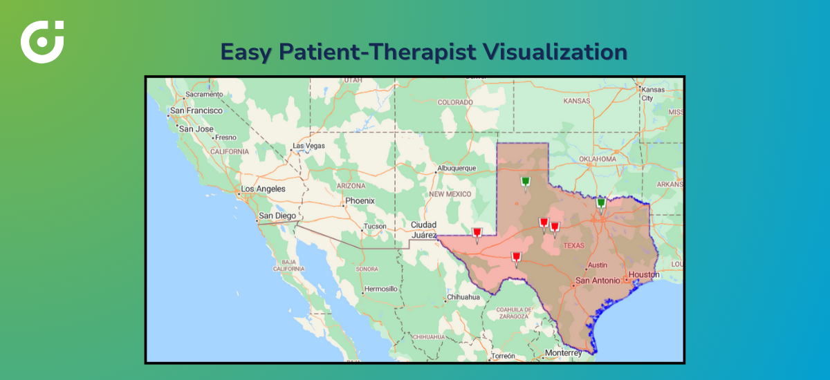 Visualizing Patients and Physiotherapists on a Dynamics 365 Map