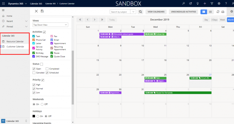 Create Multiple Calendars