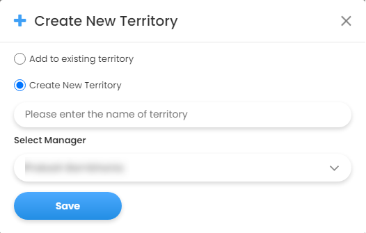 create new territory